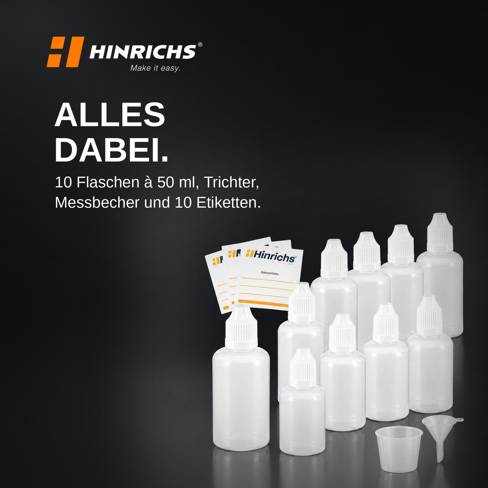 Tropfflasche 50 ml - 10 Stück – Bild 2