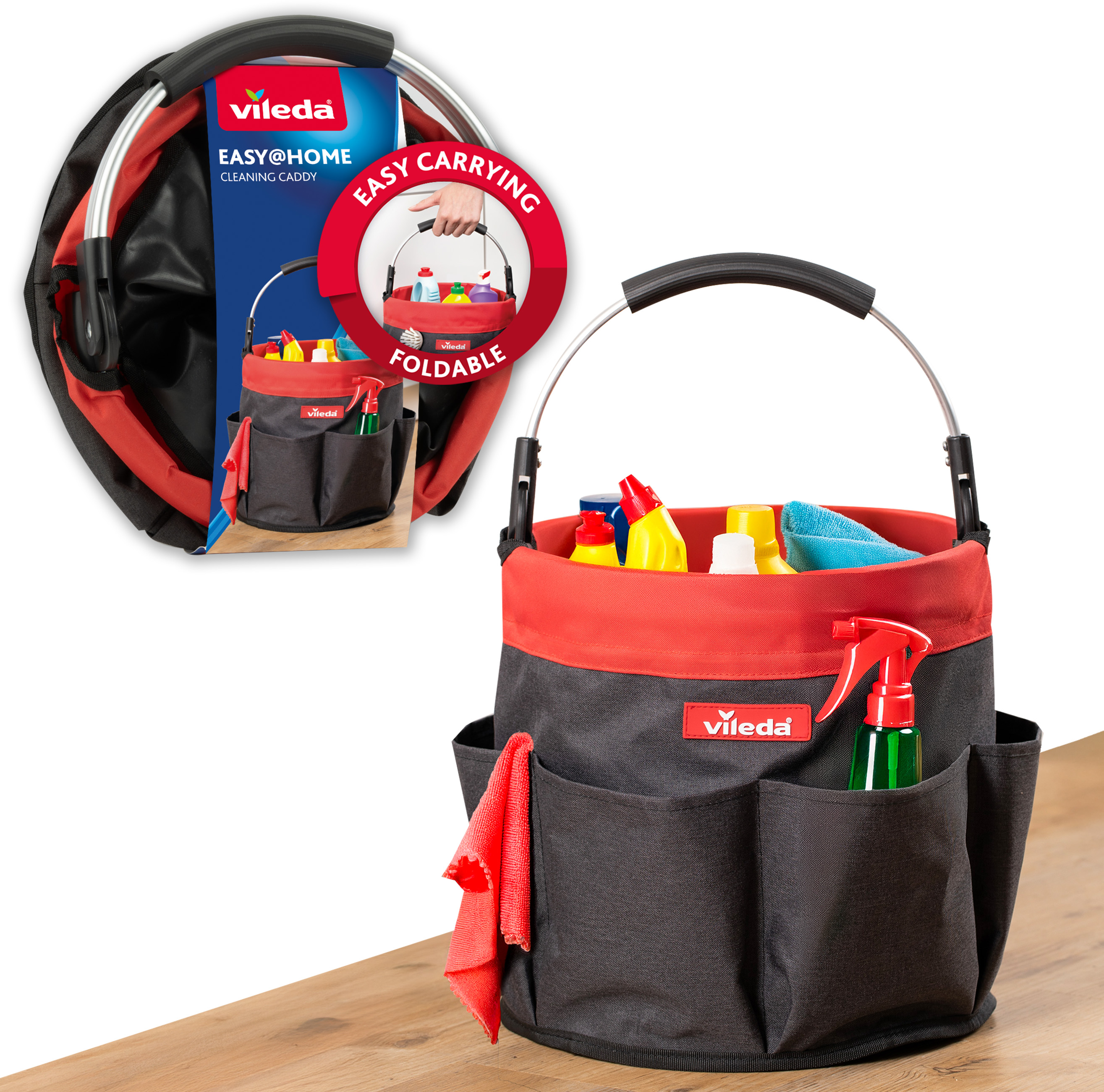 Vileda Cleaning Caddy – Faltbare Putztasche