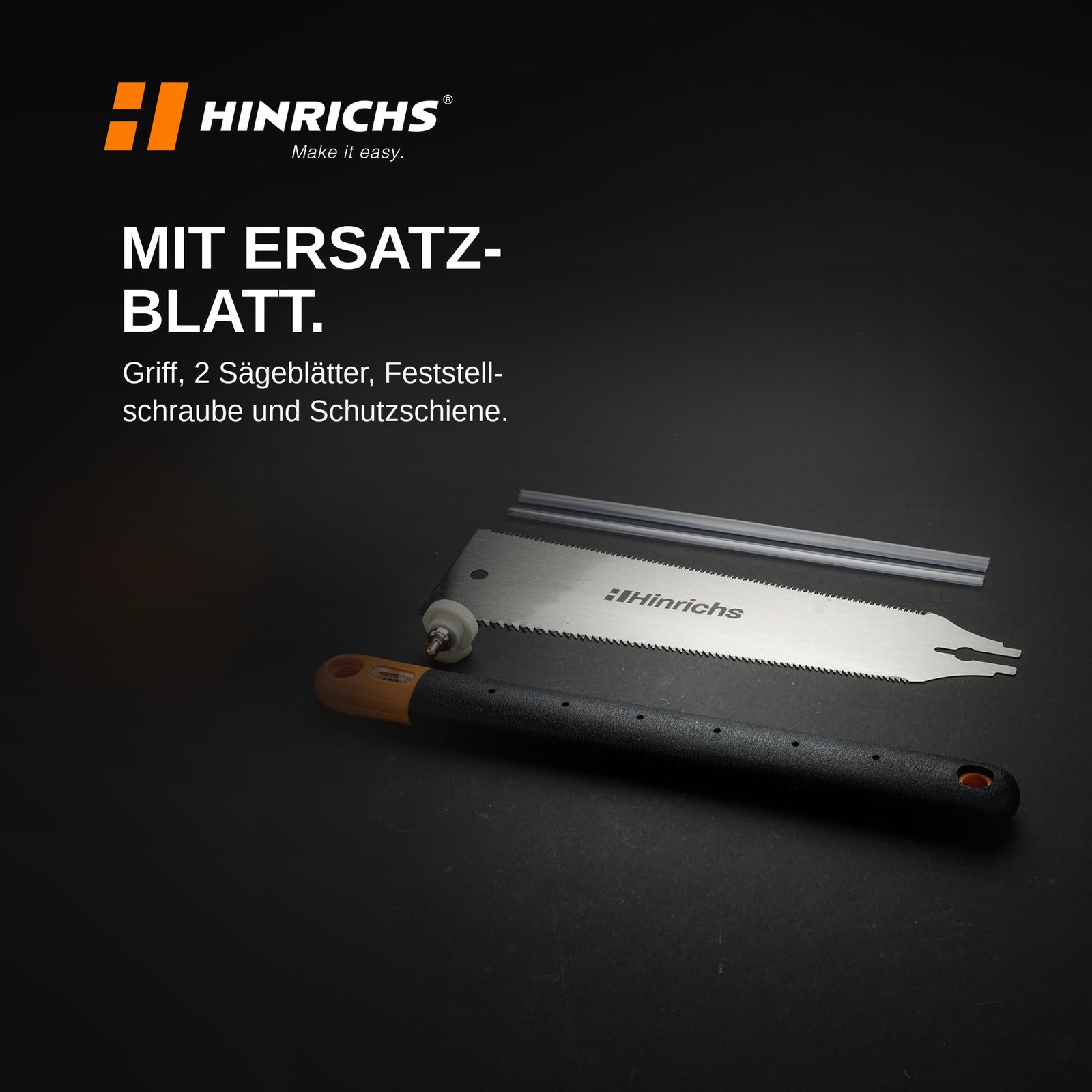 Japansäge zweiseitig – 25 cm Blatt aus SK5-Stahl inkl. Ersatzblatt – Bild 2