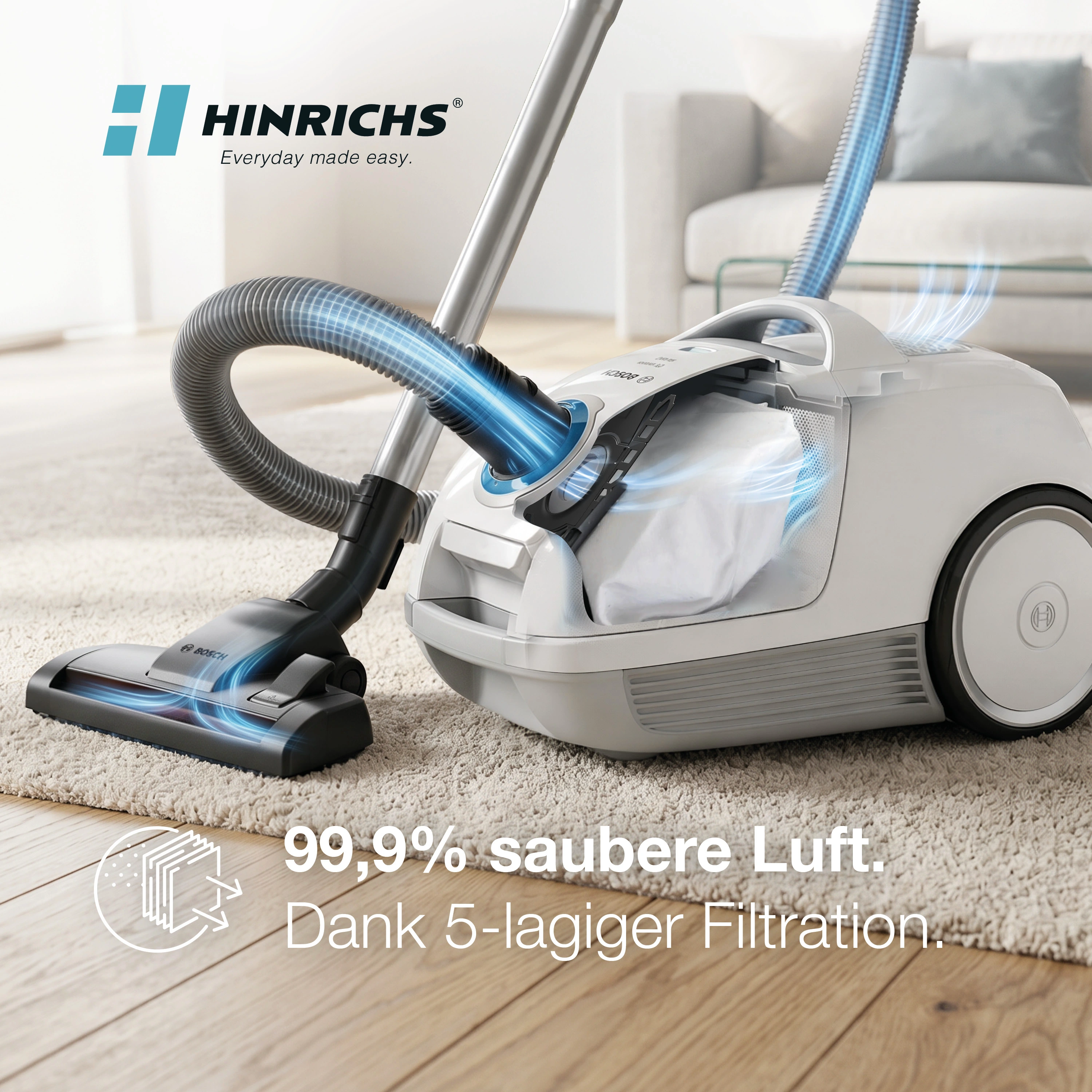 Staubsaugerbeutel Siemens H05S 16er Pack
