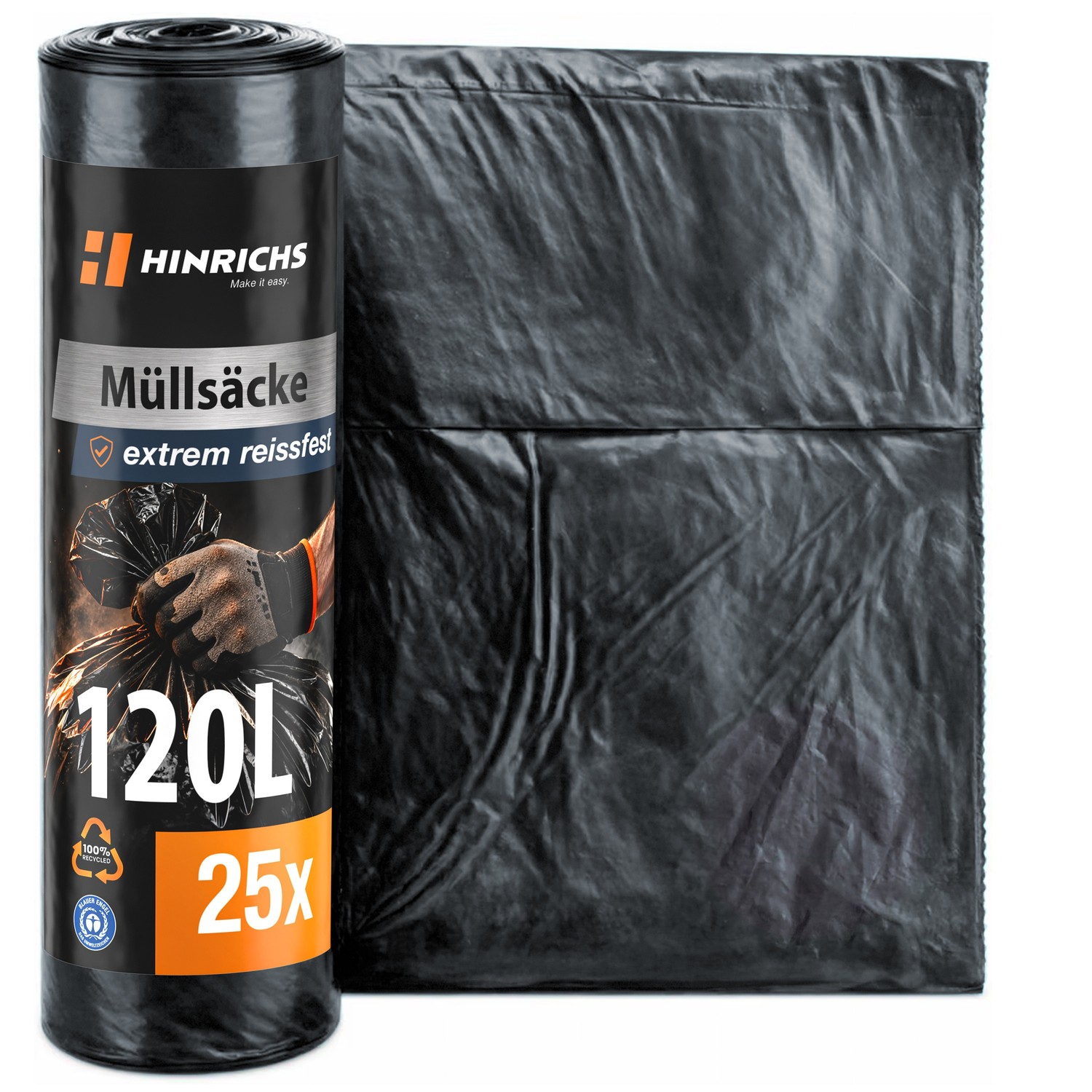 Müllsäcke 120 Liter Extra Stark - 25 Stück