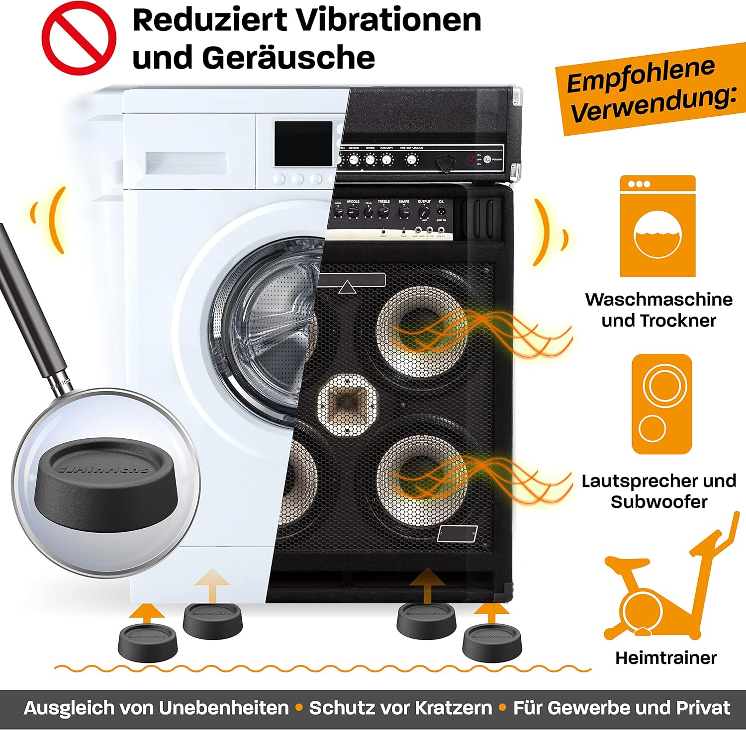 Schwingungsdämpfer 4er-Set