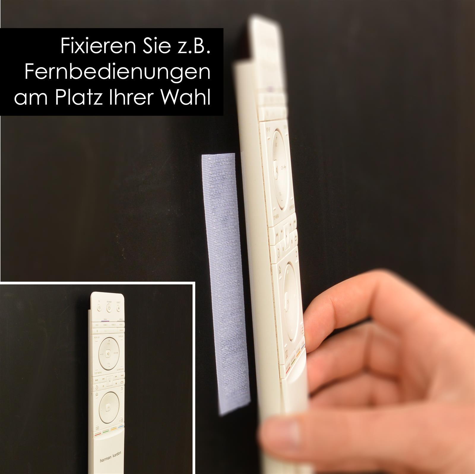 Klettpunkte Set selbstklebend rund Ø 20 mm – Weiß – 80-teilig für vielseitige Befestigungen Klettpunkte-Set bestehend aus schwarzen, runden Klettverschlüssen mit Haken- und Flauschseiten, sortiert in mehreren Reihen auf einem weißen Hintergrund.