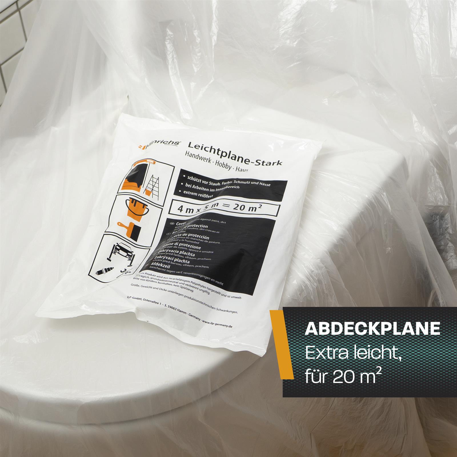 6-teiliges Malerset mit Farbwanne, Farbroller und Pinsel – praktisches Zubehör für Renovierungsarbeiten Malerset mit Farbrolle, Ersatzrolle, Farbwanne und Abstreifgitter auf hellem Untergrund neatly arrangiert.
