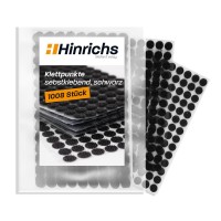 Hinrichs 1008x Klettpunkte rund schwarz (wp)